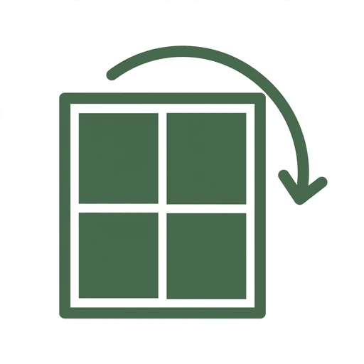 Sliding glass patio door icon