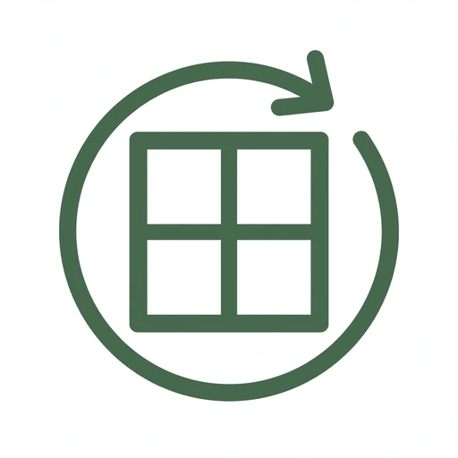 Cracked window glass pane icon